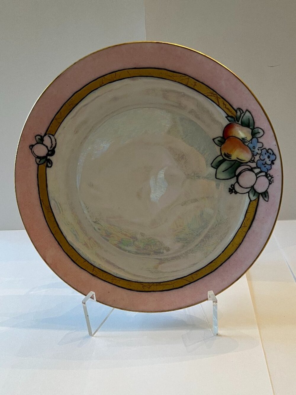 Six vintage, fruit-themed porcelain dessert plates by MZ Altrohlau CM-R - Picture 10 of 13